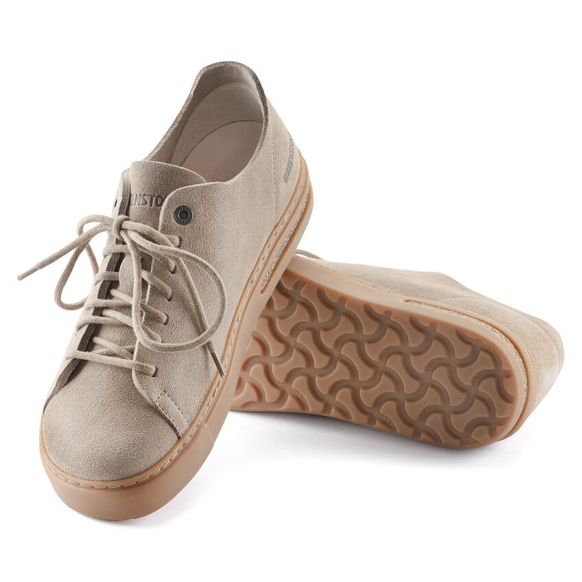 Birkenstock Bend Low Decon Nubuck Leather trainer, Concrete Gray