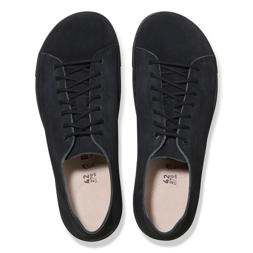 Birkenstock Bend Low Decon Nubuck Leather, Triple Black