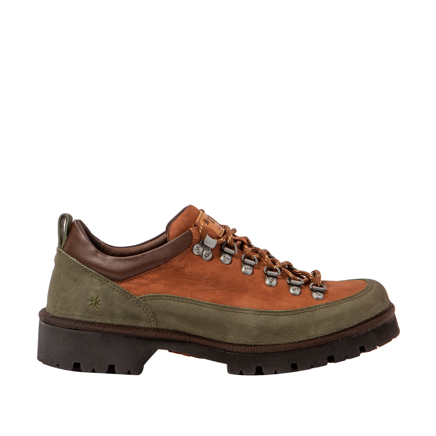 Art 1484 Kaki-Cuero Nubuck Ankle Height Boots