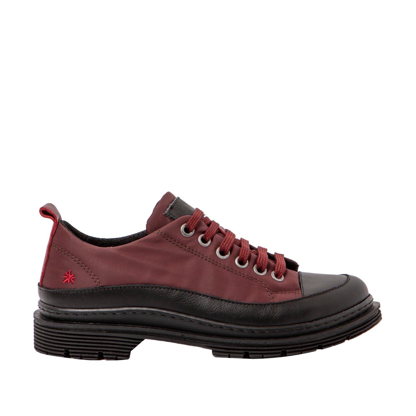 Art 1894 Burdeos/Black Nylon Lace up Shoe