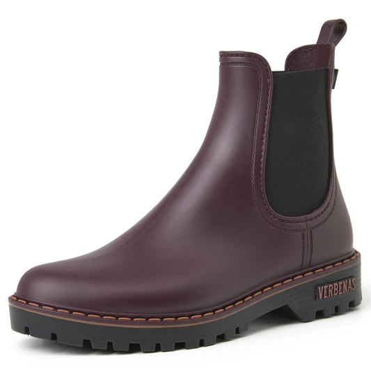 Verbenas Wellington Gaudi burgundy boots