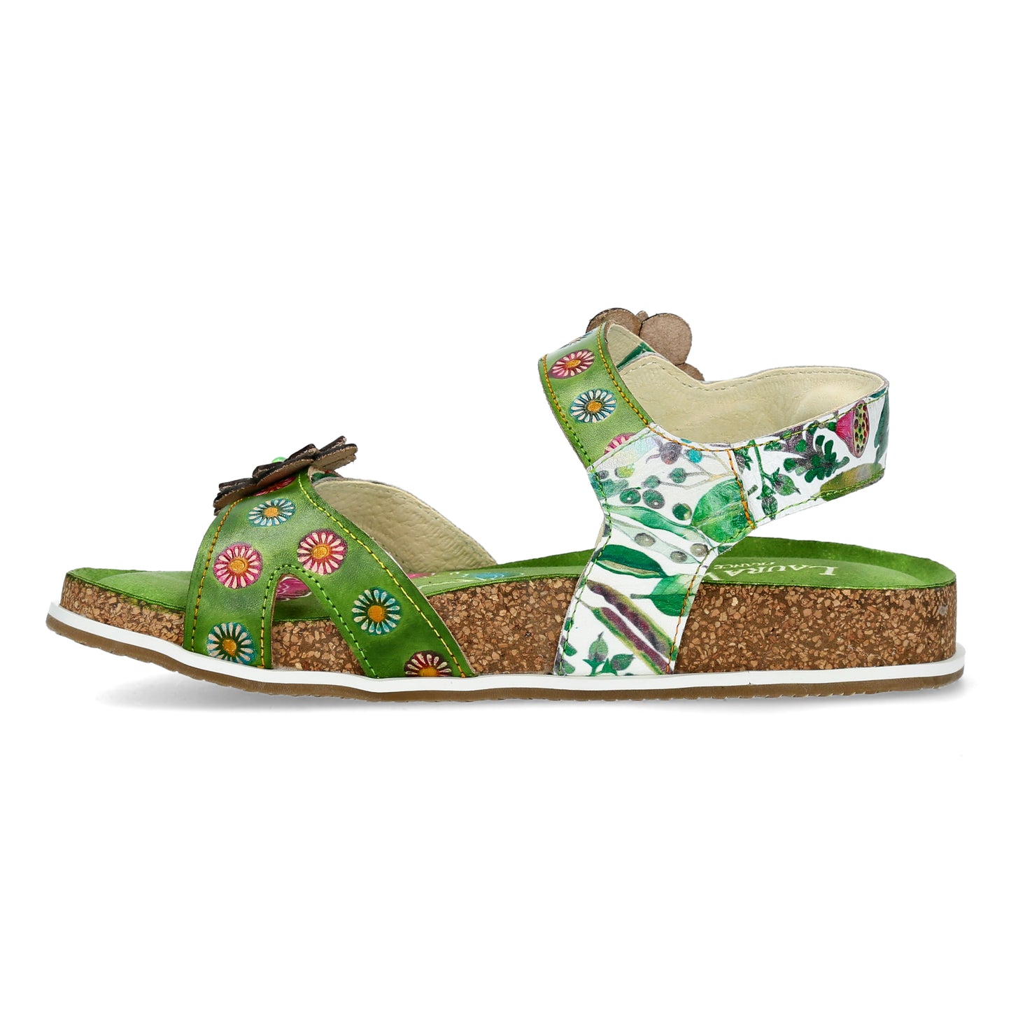 Laura Vita Brcyano 12 Green Sandal