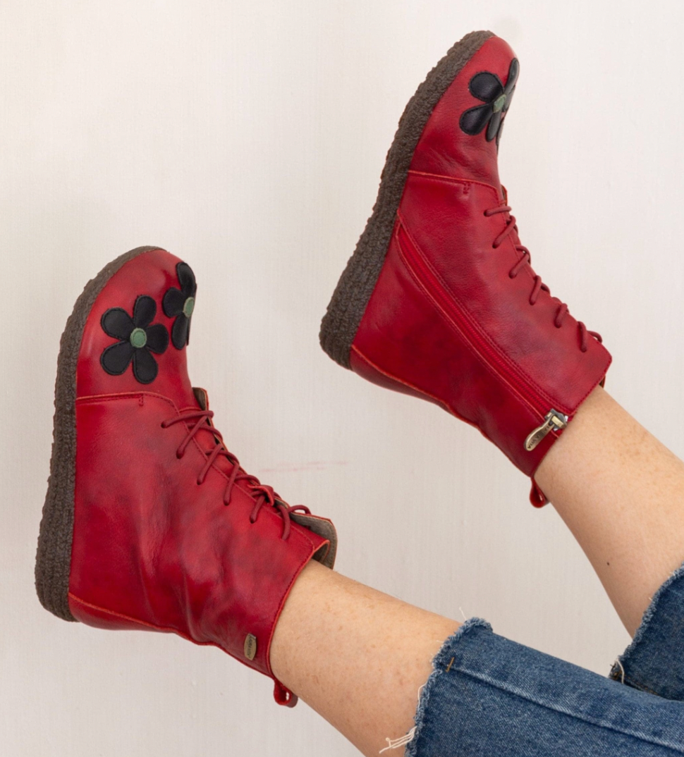 Laura Vita Gocno 135 Rouge boots