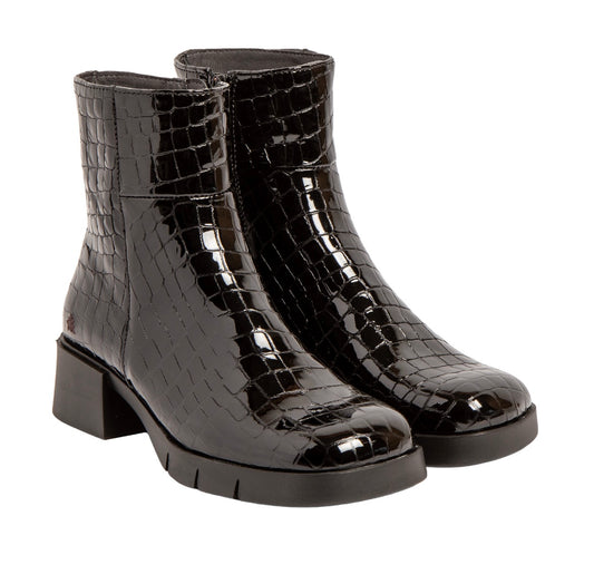 Art 1284 Black/Varsovia zip up boot