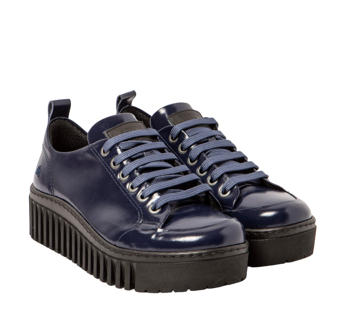 Art 1535 Shiny Navy/Brighton lace up shoe