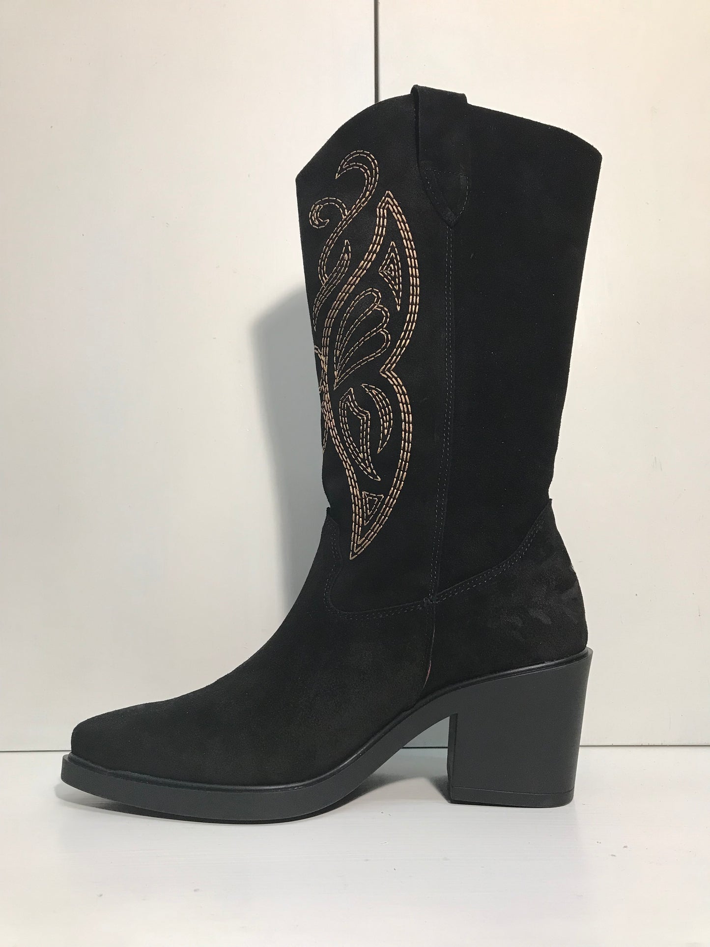 Jose Saenz Black Cowboy boot