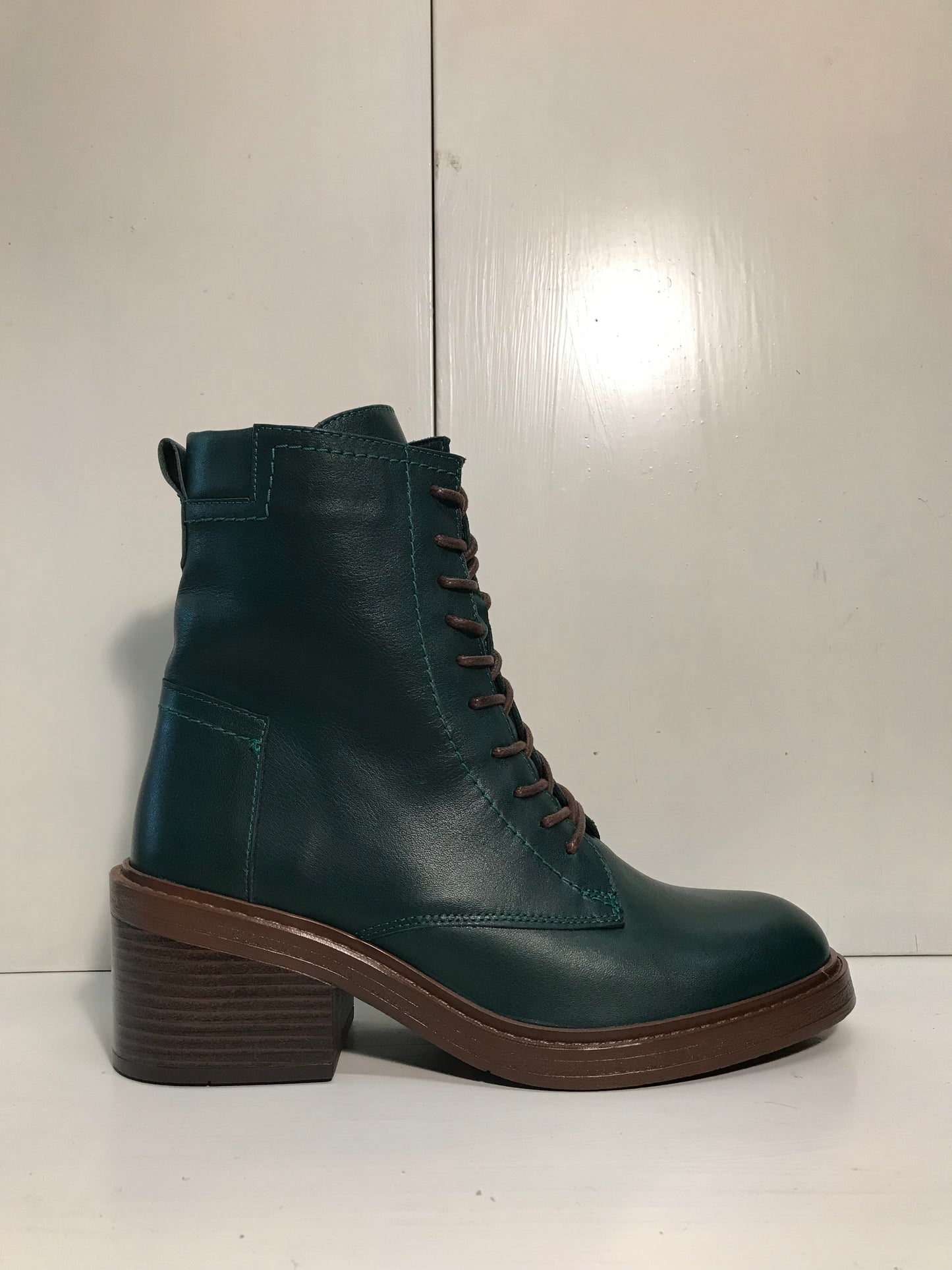 Justin Reess Lydia Green lace ankle boot