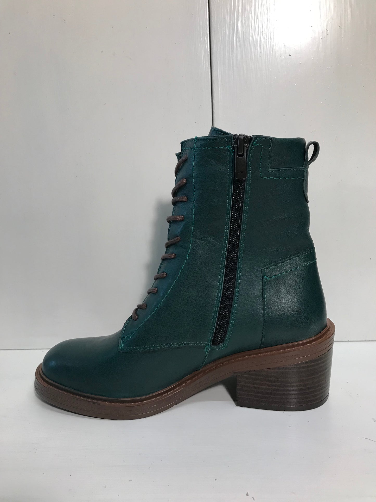 Justin Reess Lydia Green lace ankle boot
