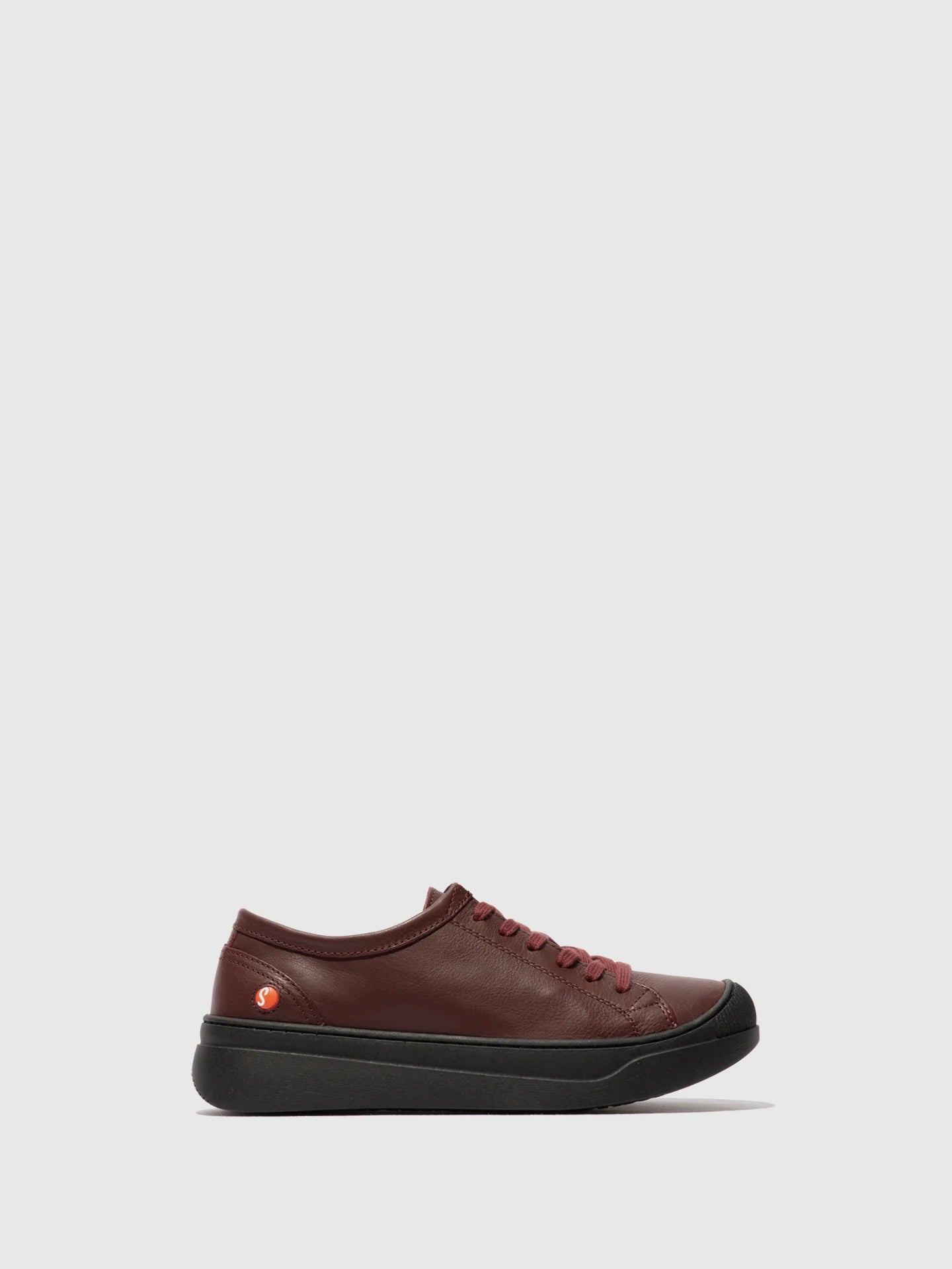 SOFTINOS APUR Lace-up Trainers Dark Red