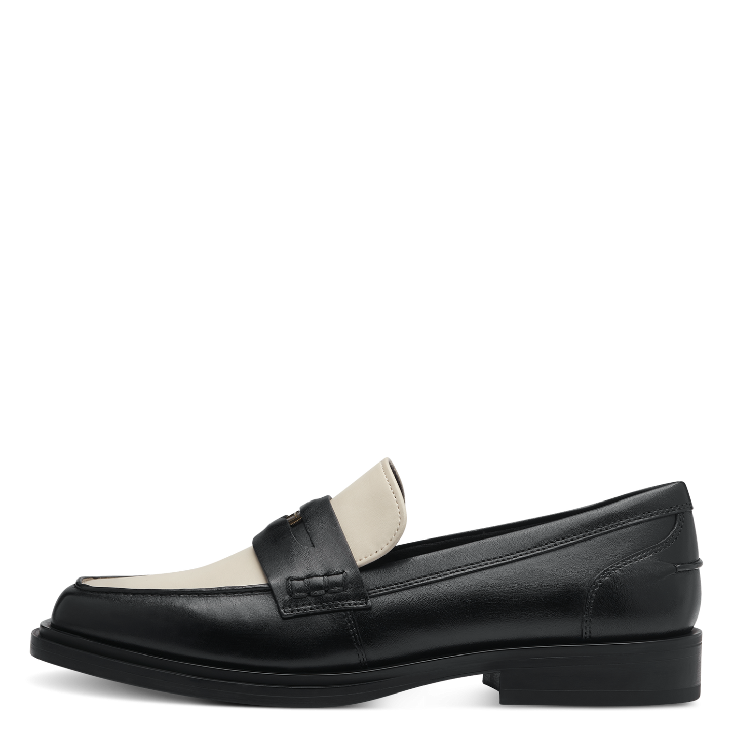 Tamaris 1-24203-41 black comb slip on loafer