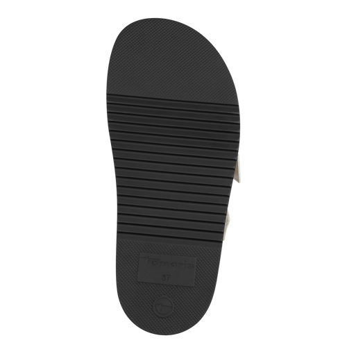Tamaris platinum buckle sandal