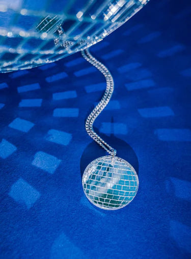 Tatty Devine Disco ball necklace