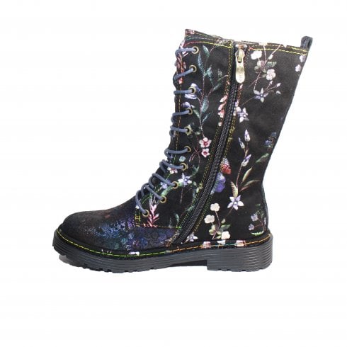 Laura Vite Incaso 18 imperial black mid calf boot