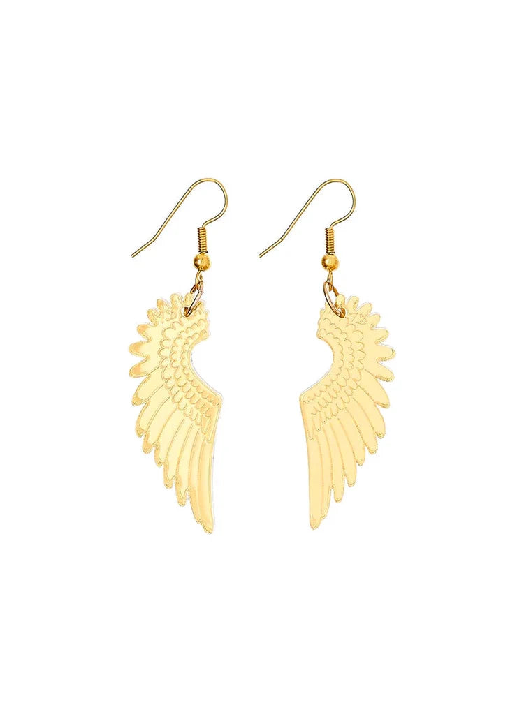 Tatty Devine pegasus mini drop earrings