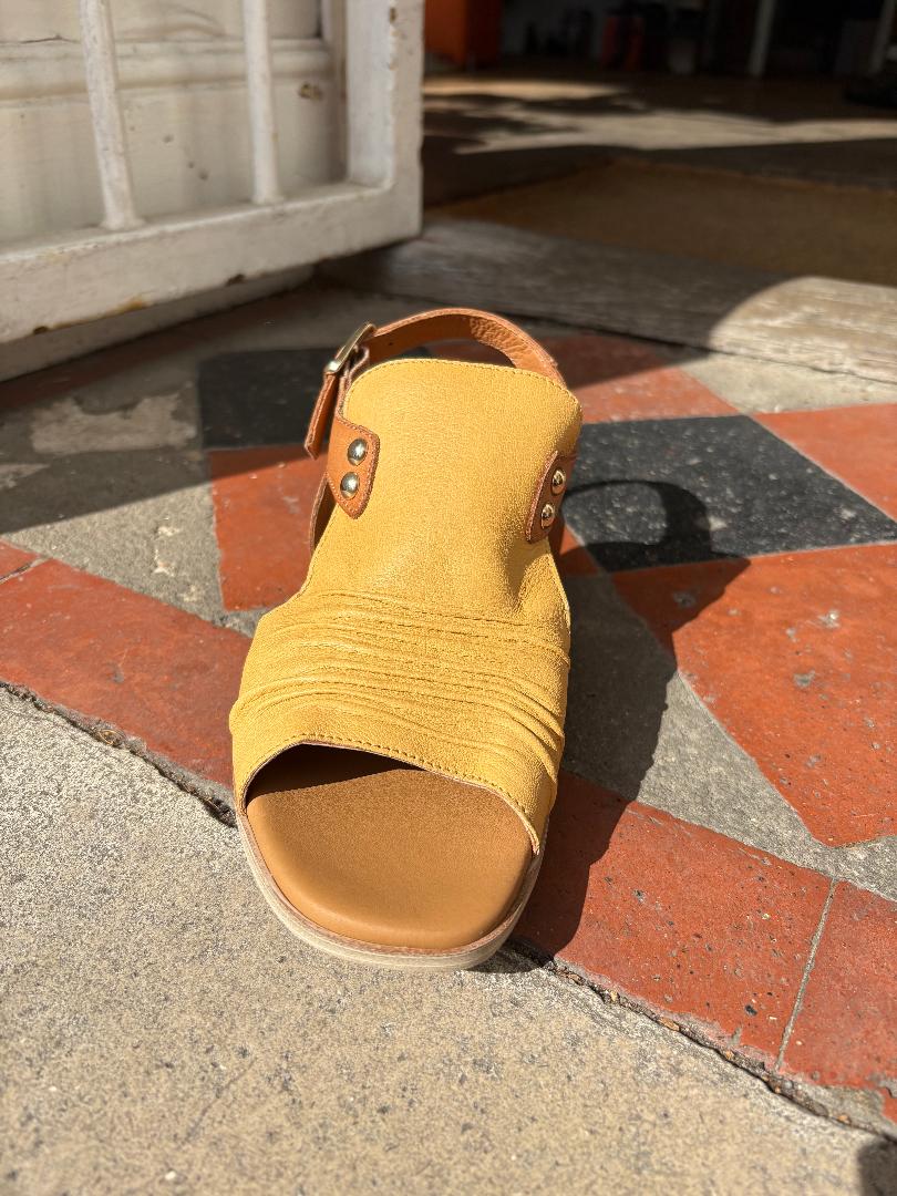 Paula Urban 9-17 yellow sandal