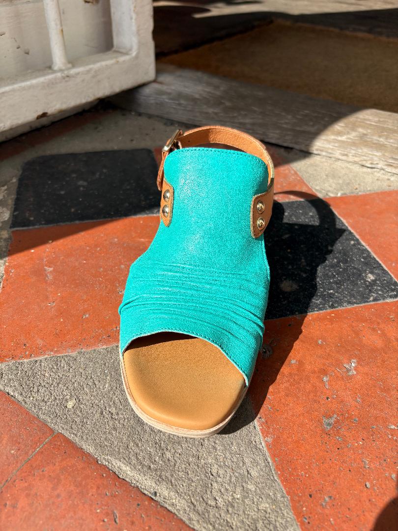Paula Urban 9-17 Turquoise sandal
