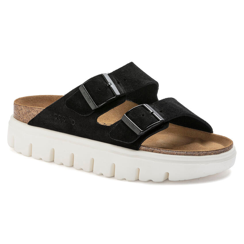 Birkenstock Papillio Arizona Chunky Sandal Black - Imeldas Shoes Norwich