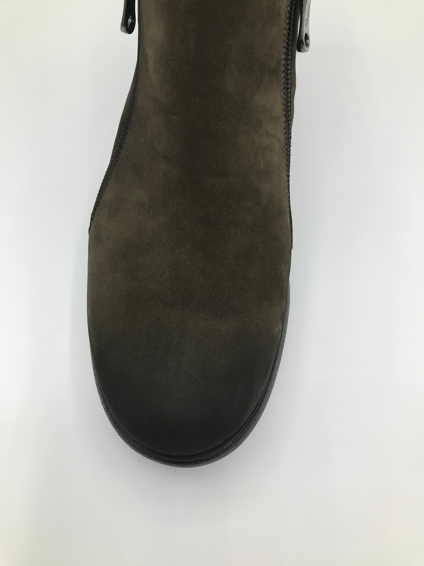 Paula Urban 3-1067 twin zipped Khaki ankle boot - Imeldas Shoes Norwich