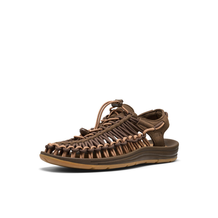 Keen Uneek Dark Earth/Chipmunk elasticated sandal