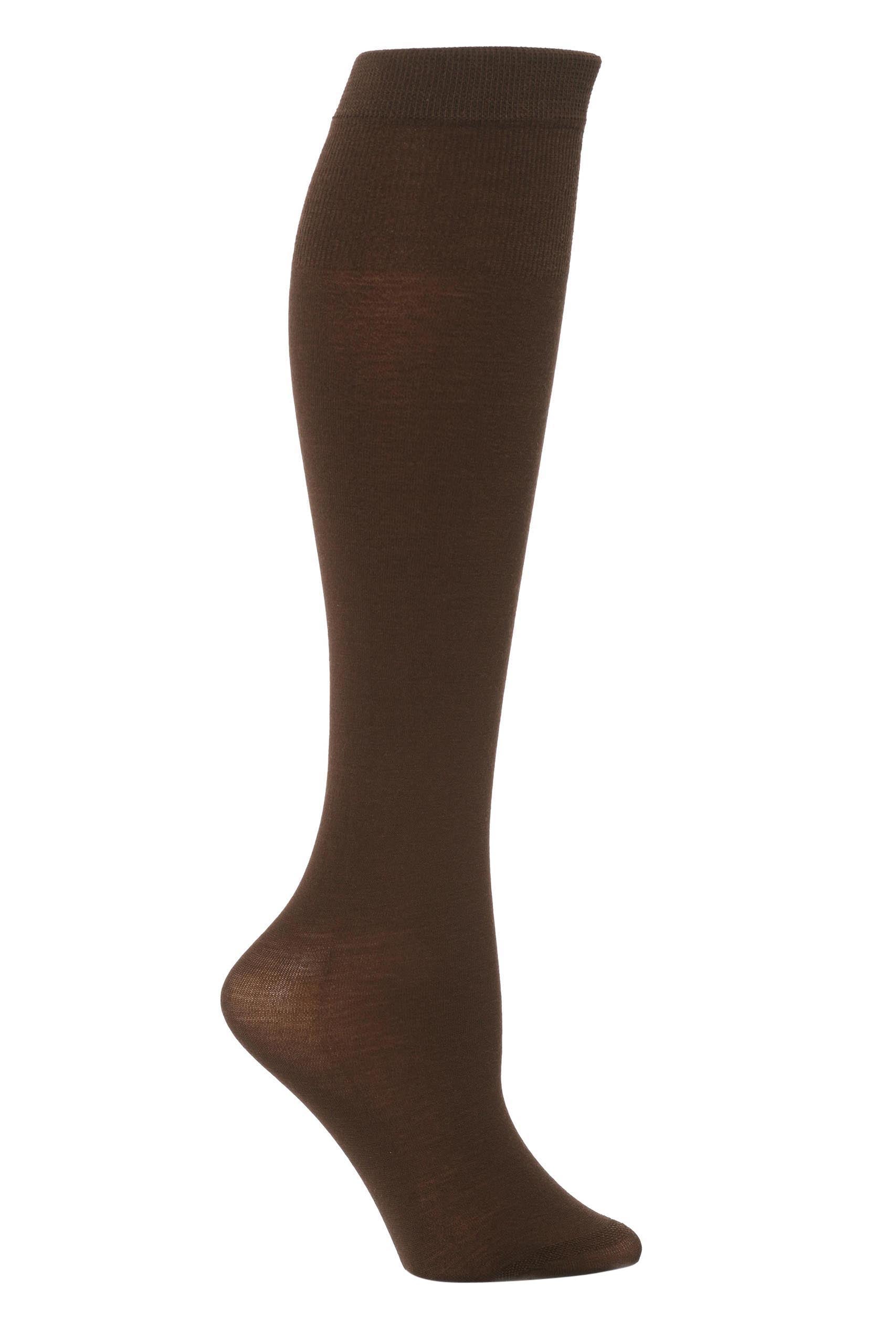 Trasparenze Jennifer Knee high socks- Marrone brown