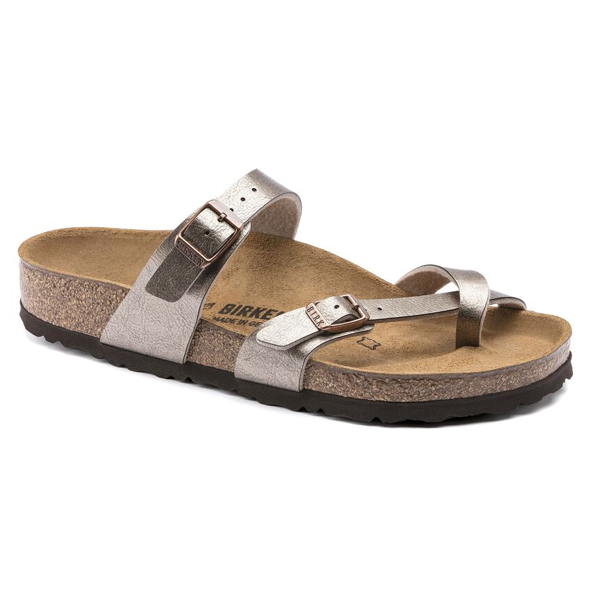 Birkenstock Mayari birko-flor Graceful Taupe sandal