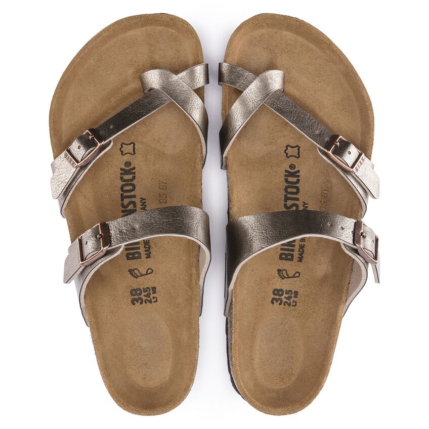 Birkenstock Mayari birko-flor Graceful Taupe sandal