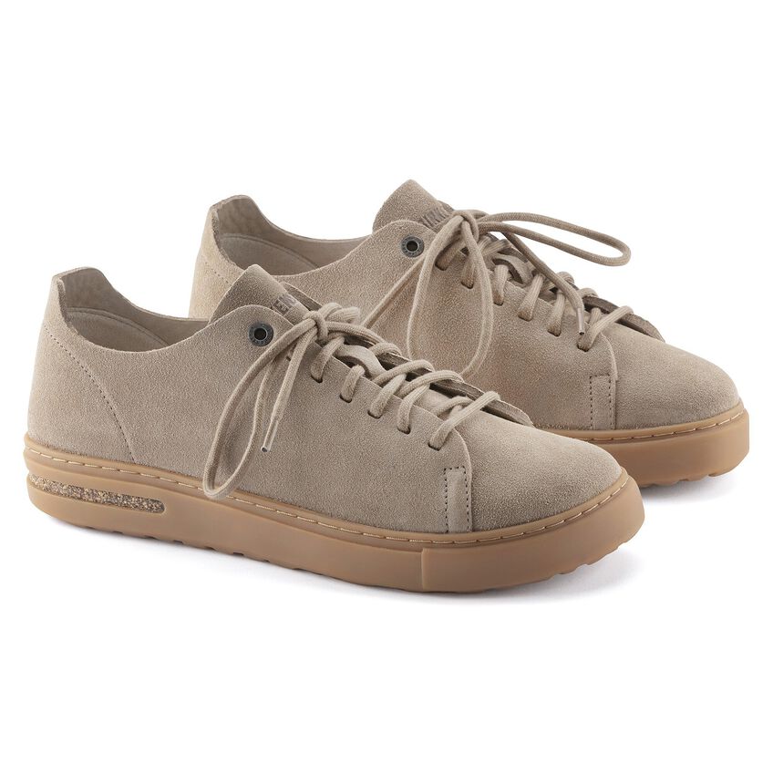 Birkenstock Bend Low Decon Nubuck Leather trainer, Concrete Gray