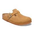 Birkenstock Boston suede embossed cork brown
