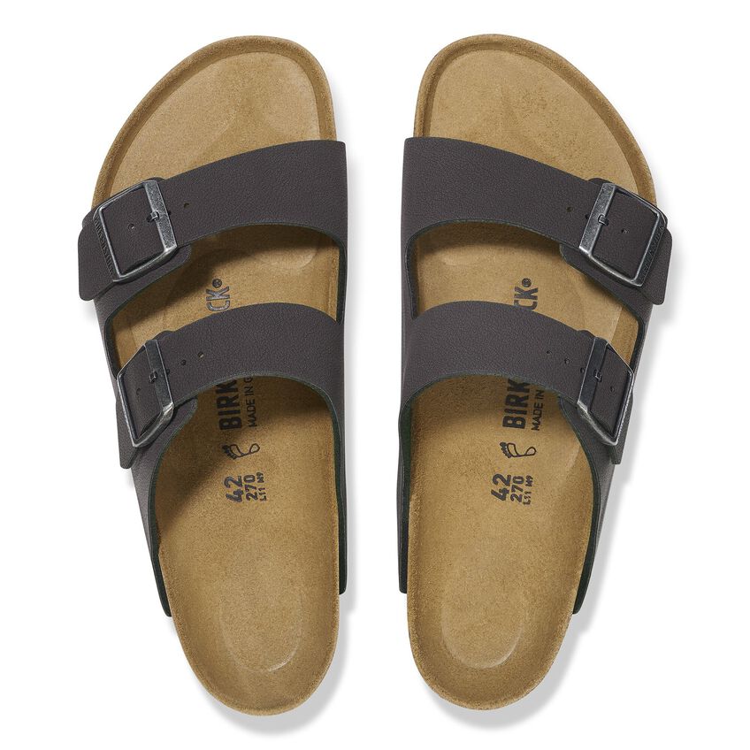 Birkenstock Arizona Birkibuc velvet gray
