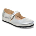 Birkenstock Santa Clarita silver leather