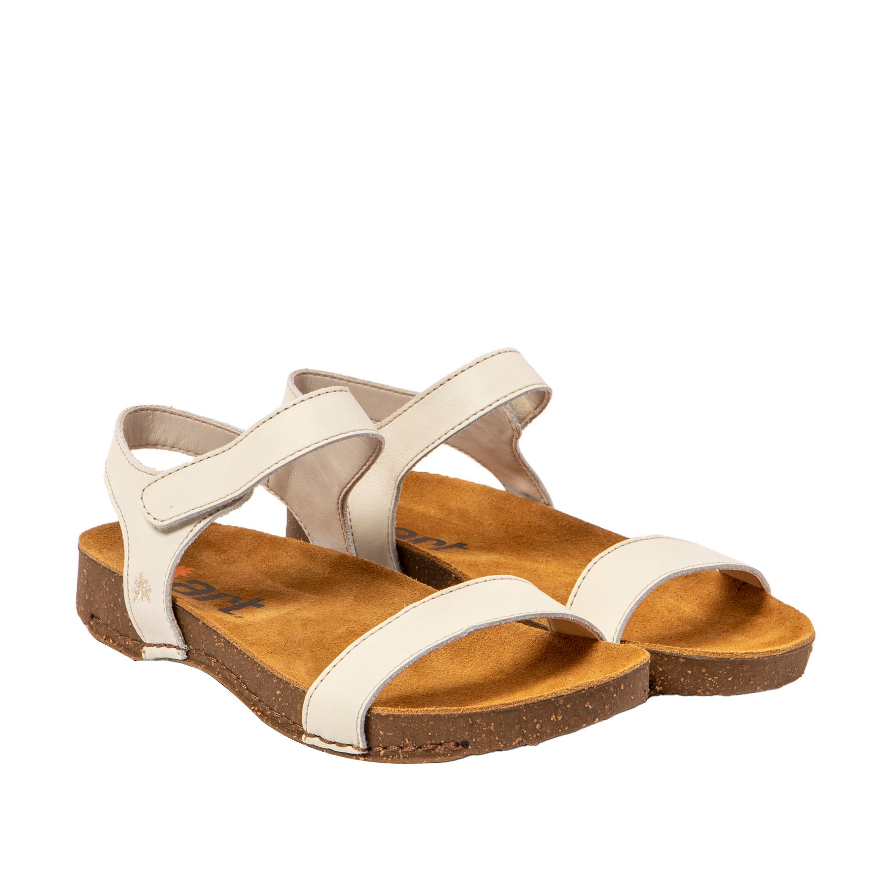 Art 1119 nappa cream sandal