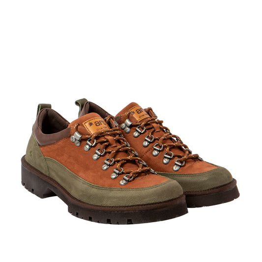 Art 1484 Kaki-Cuero Nubuck Ankle Height Boots