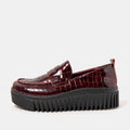 Art 1530S Croc Burdeos Platform Loafer
