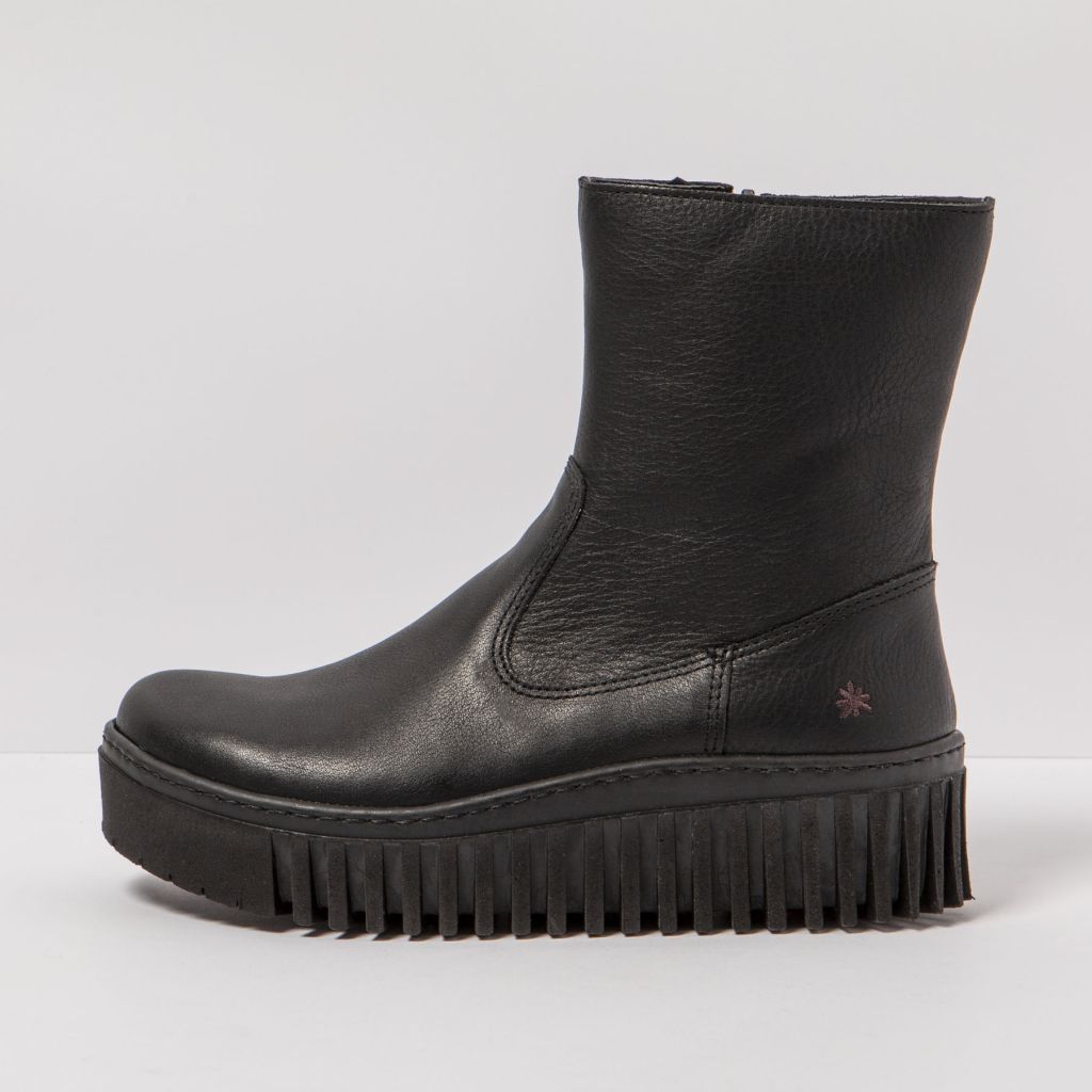 Art 1531 Black/Brighton Zip up boot