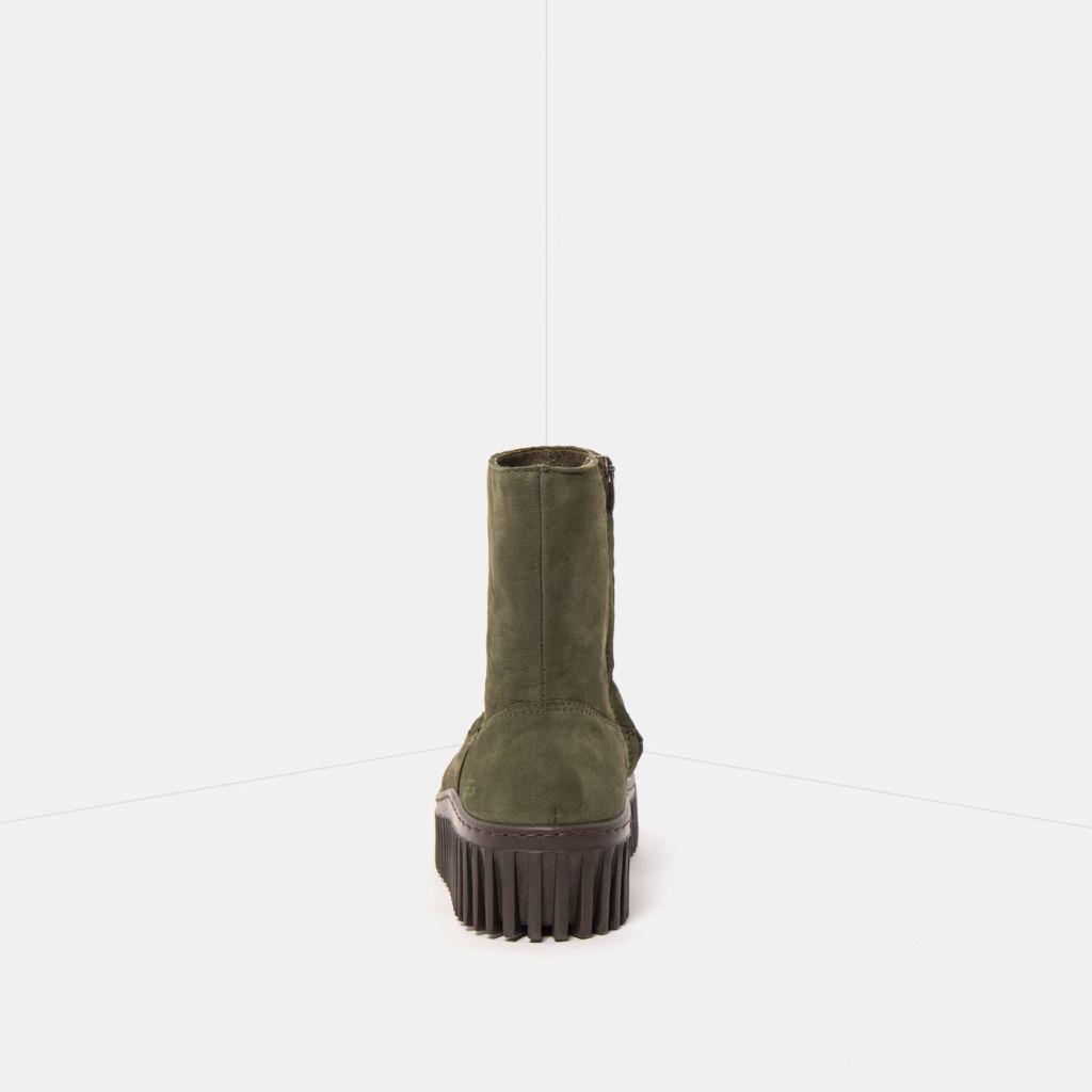 Art 1531 Nobuck Kaki/Brighton ankle boot