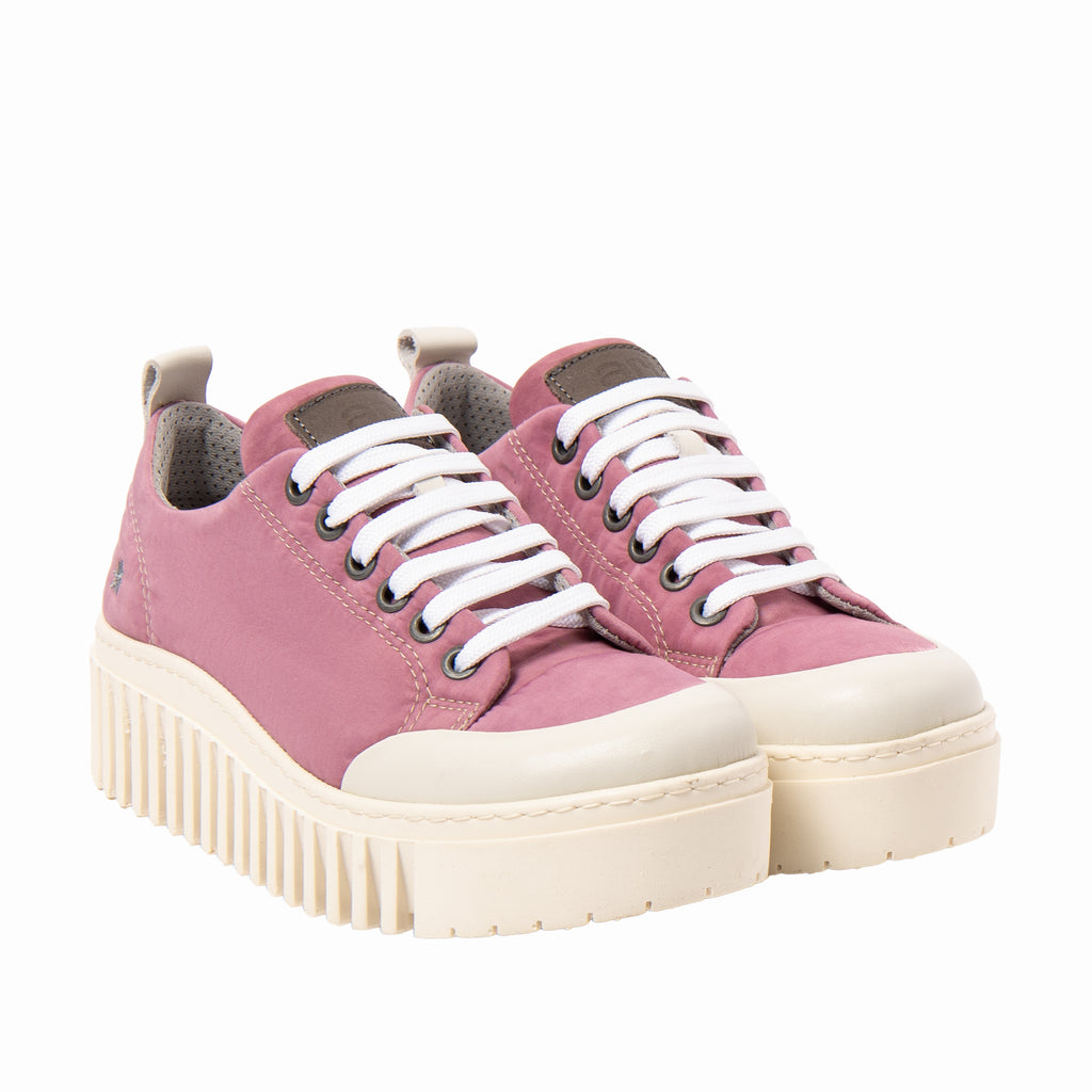Art 1534 Pink Lace up trainer