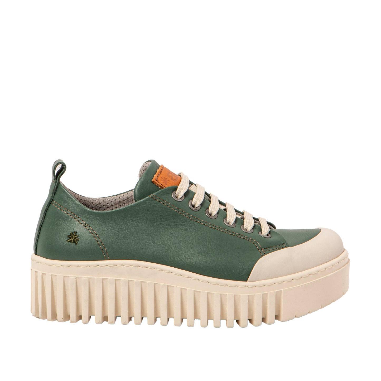 Art 1535 nappa foliage lace up