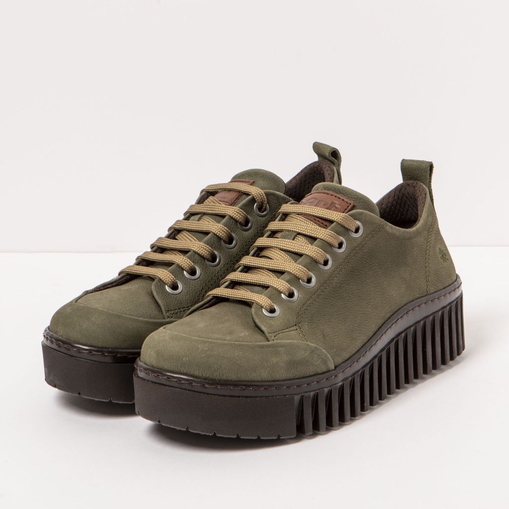Art 1535 Nobuck Kaki/Brighton Trainer