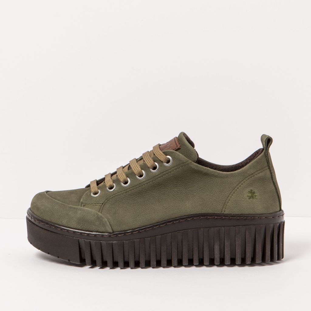 Art 1535 Nobuck Kaki/Brighton Trainer