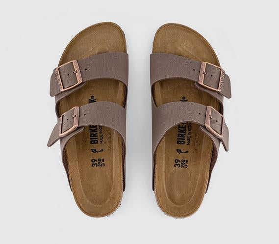 Birkenstock Arizona Birkibuc Mocca Sandals