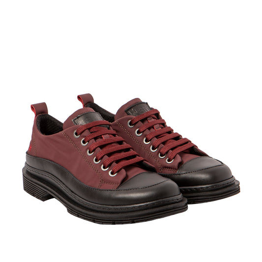 Art 1894 Burdeos/Black Nylon Lace up Shoe