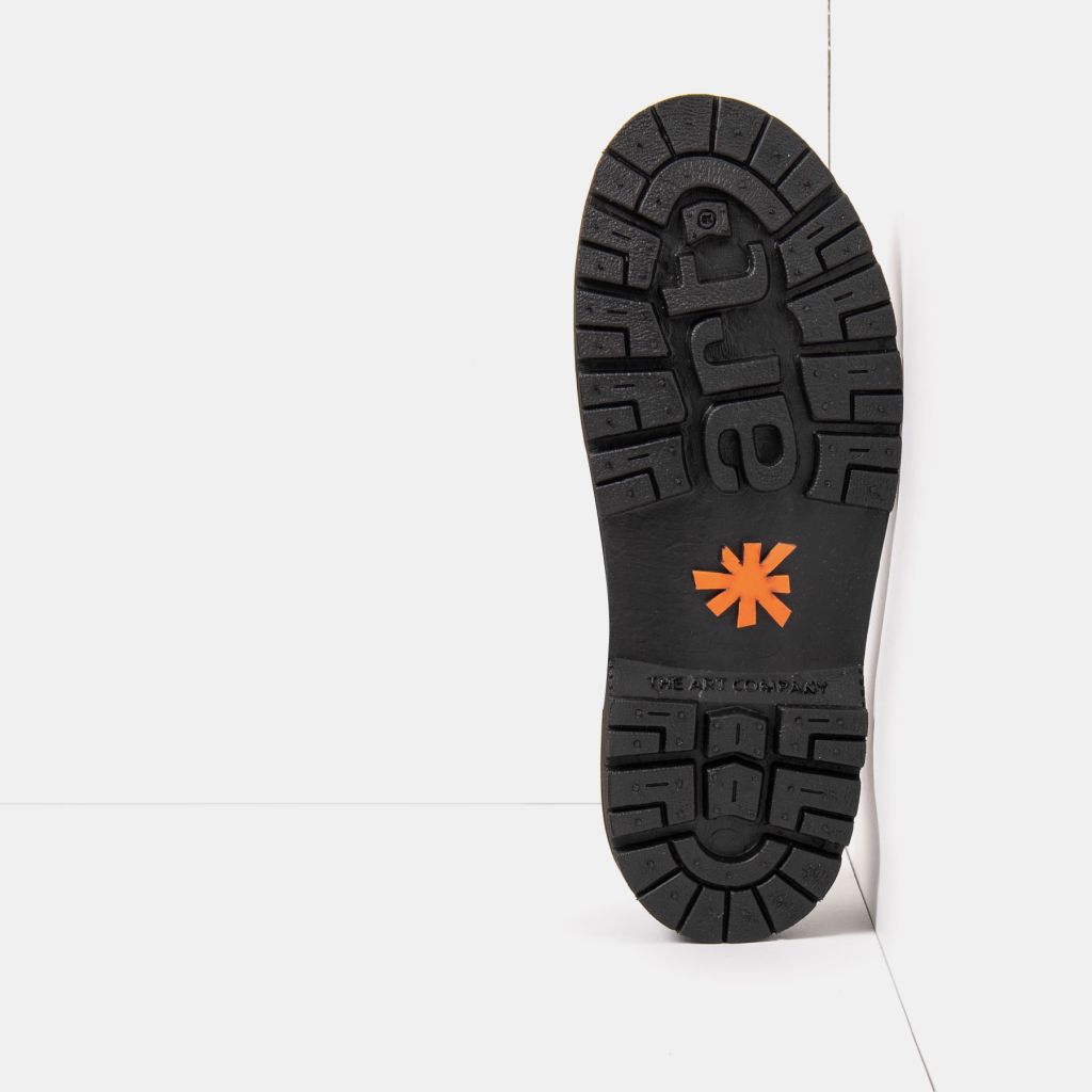 Art 1895 Rubber Nylon Burdeos/Birmingham Red hightop trainer