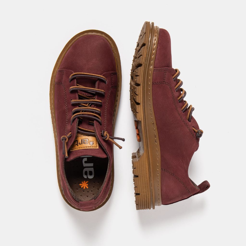 Art 1897 Nobuck Burdeos/caramelo Birmingham Trainer
