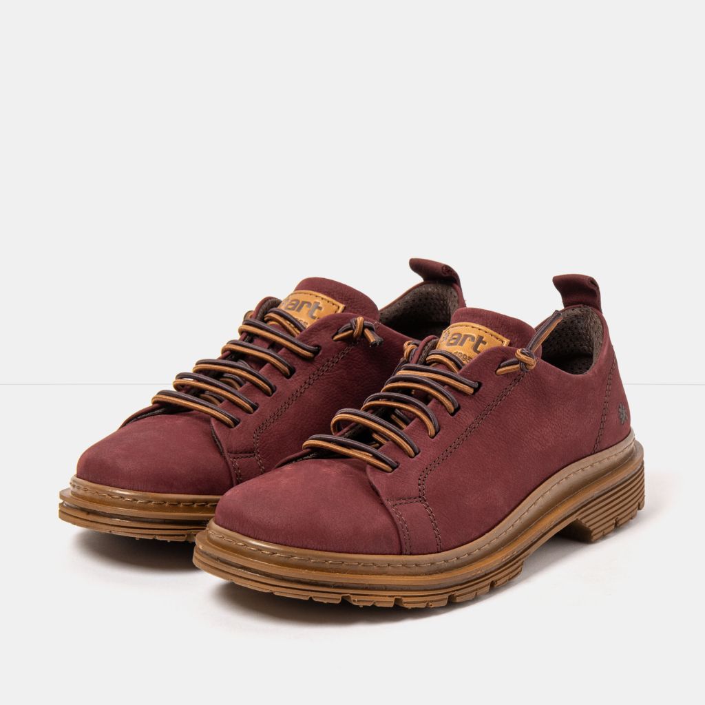 Art 1897 Nobuck Burdeos/caramelo Birmingham Trainer