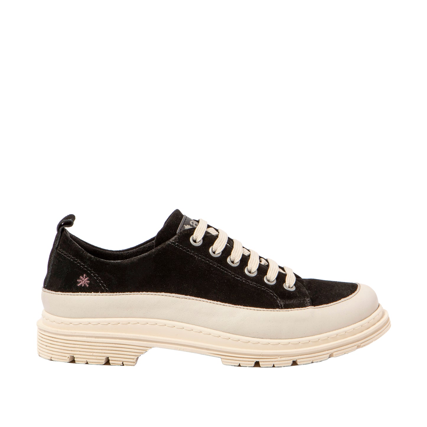 Art 1898s silk suede black lace up