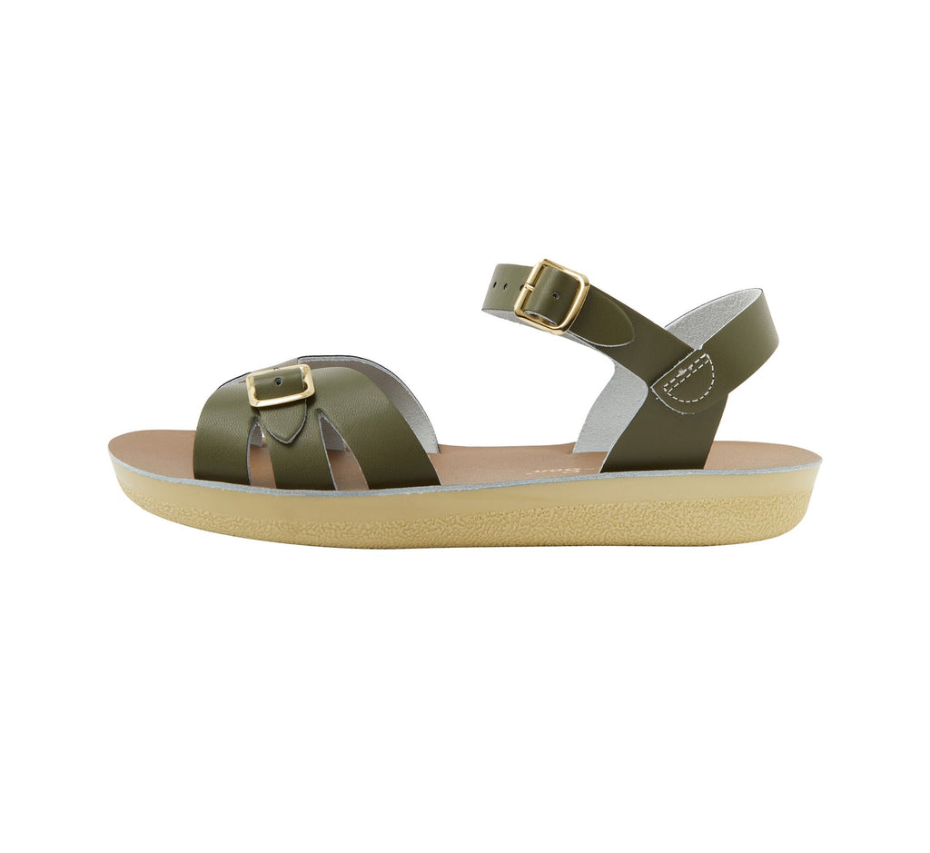 Saltwater Boardwalk Olive sandal