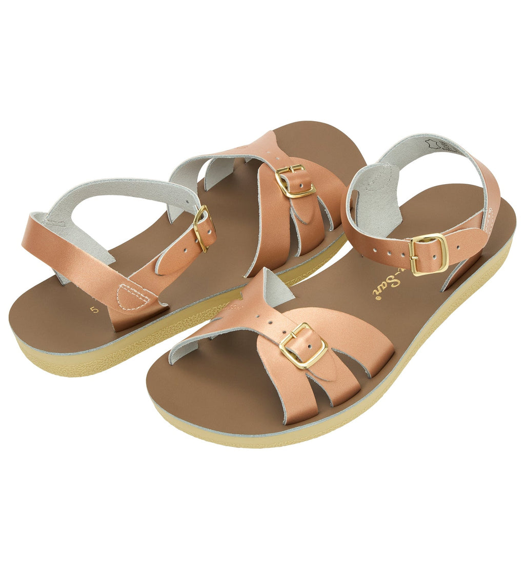 Saltwater Boardwalk Rose Gold Sandal