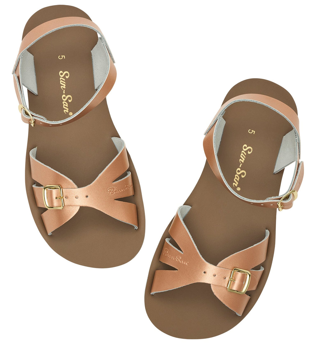 Saltwater Boardwalk Rose Gold Sandal