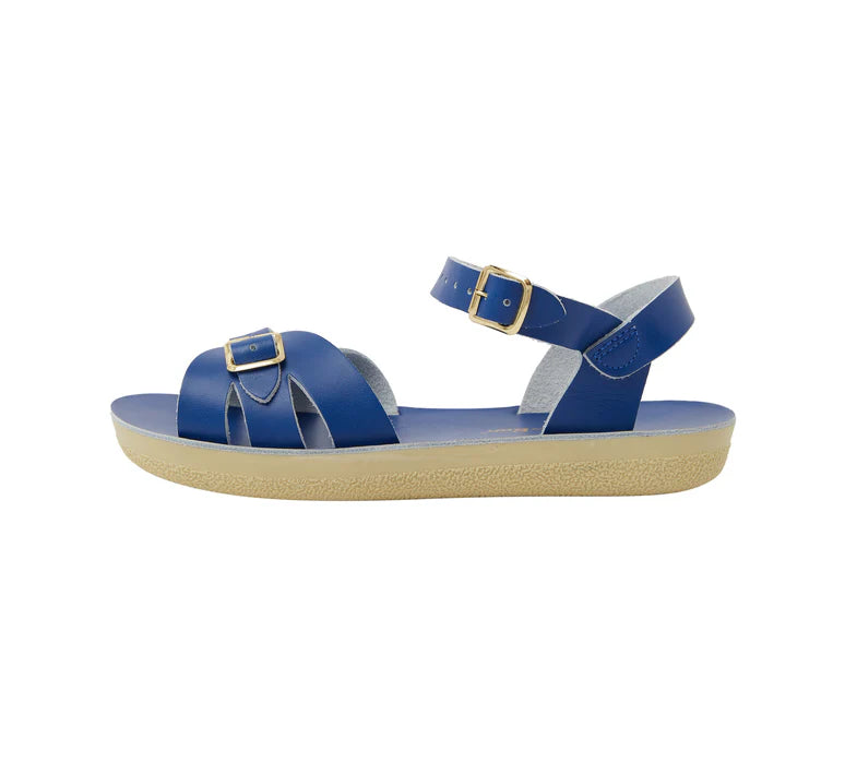 Saltwater boardwalk cobalt blue sandals
