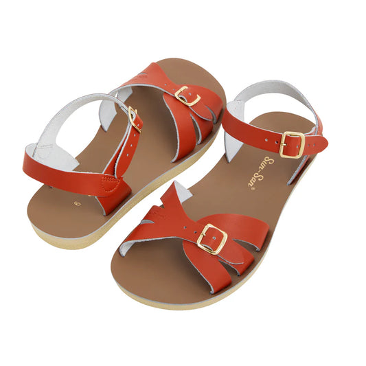 Saltwater boardwalk paprika sandal